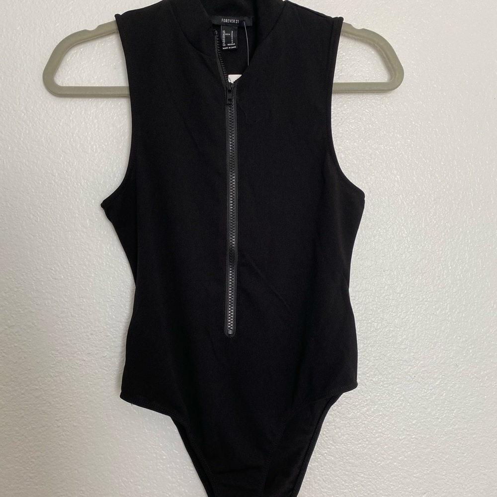 Forever 21 Zipup Body Suit